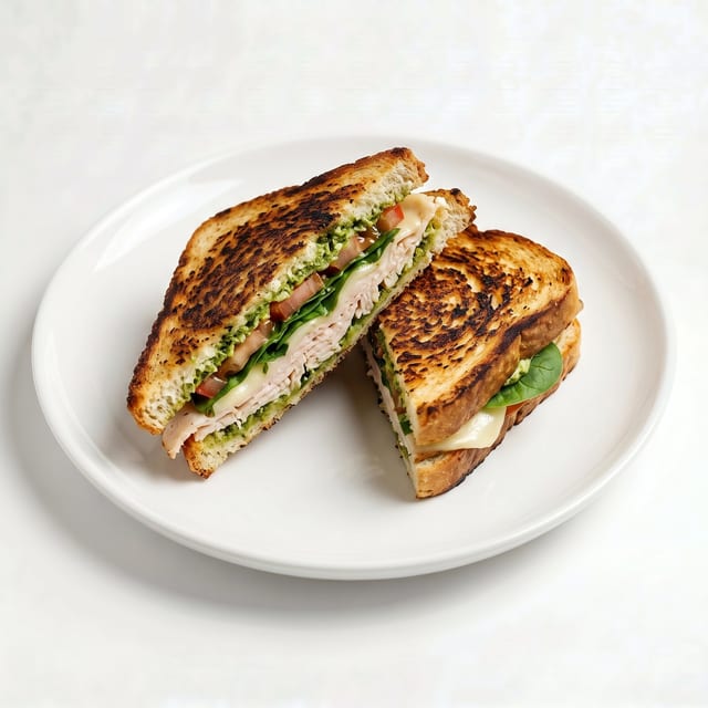 Turkey Pesto Sandwich.