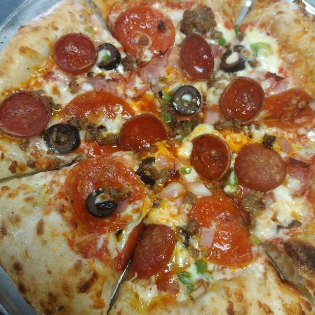 All the Way Pizza.