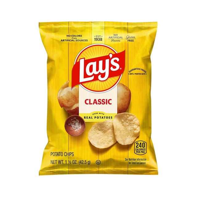 Lay's Potato Chips Classic 1 1/2 Oz.