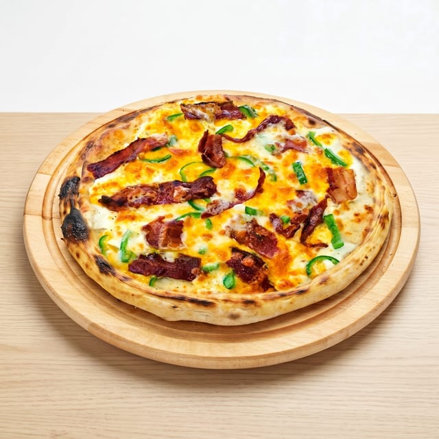 Bacon Cheeseburger Pizza.